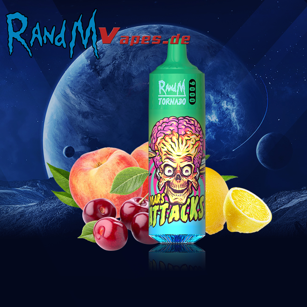 elfbar elfa master akku RandM Tornado 9000 Cherry Peach Lemonade – RandM Tornado Vapes