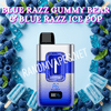 Blue Razz Gummy Bear & Blue Razz Ice Pop