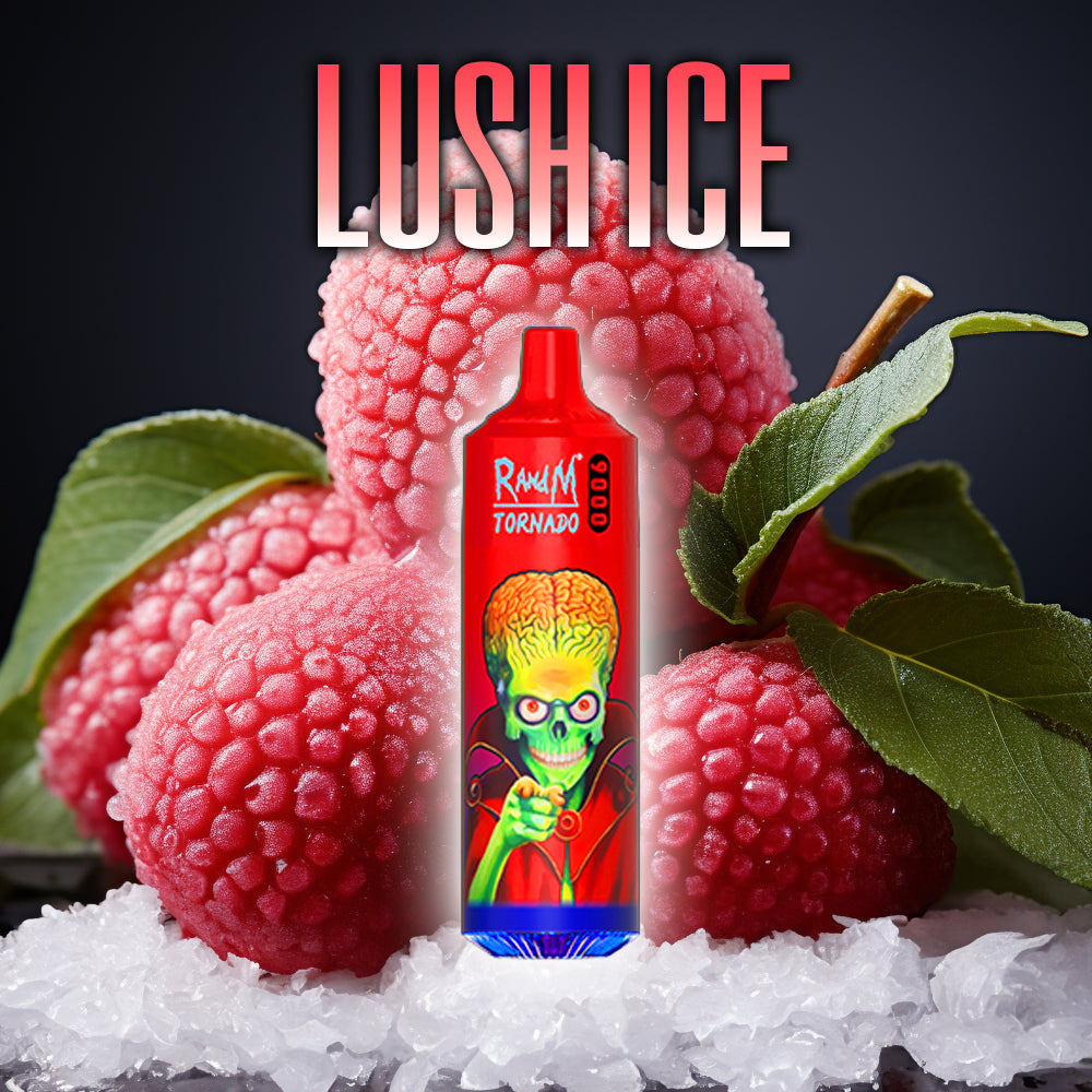 RandM Tornado 9000 Lush Ice RandM Tornado Vapes RandM Tornado 9000 Lush Ice RandM Tornado Vapes