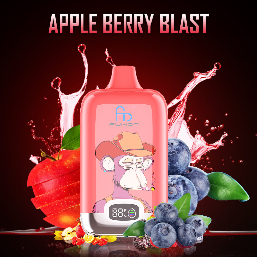 R&M 12000 Apple Berry Blast 🍎🍎| Langanhaltender Geschmack – RandM Tornado  Vapes