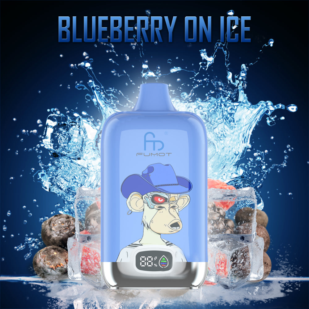Blueberry on Ice RandM Tornado Vapes Blueberry on Ice RandM Tornado Vapes