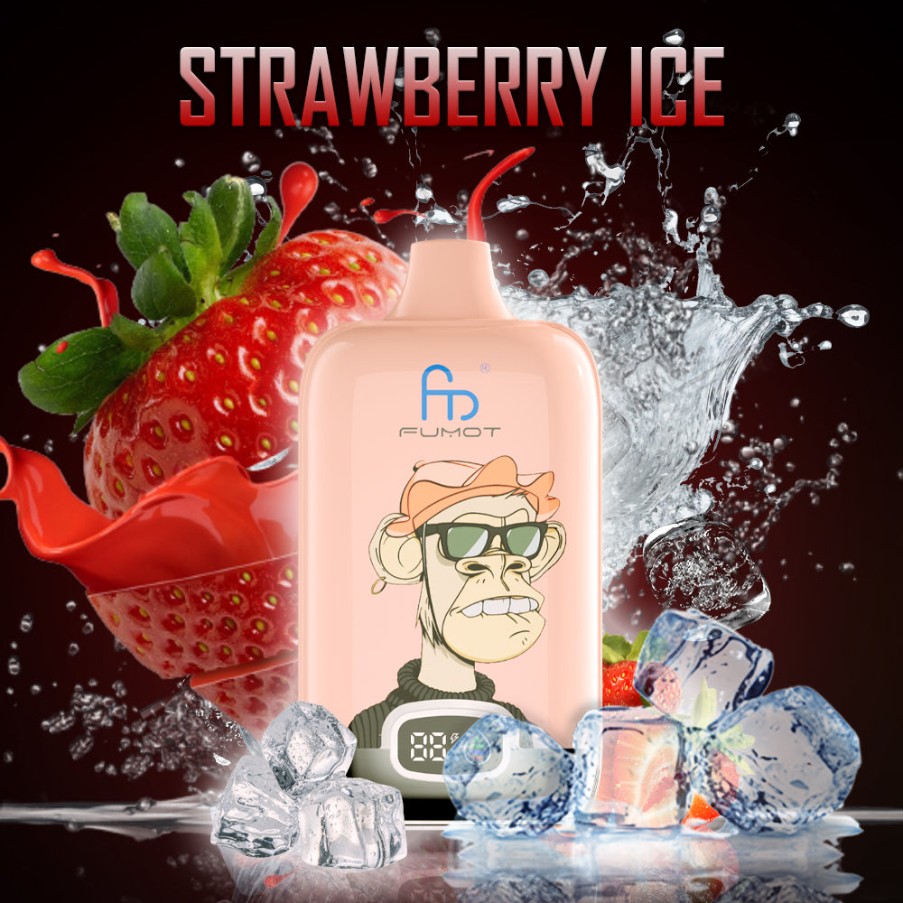 RandM Tornado 12000 Strawberry Ice 🍓🧊 – RandM Tornado Vapes