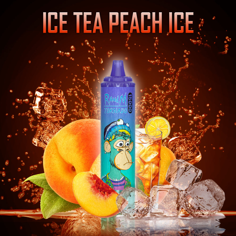 RandM Tornado Vape 30000- Peach Ice RandM Tornado Vape 30000- Peach Ice