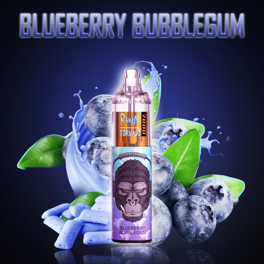 randm tornado blueberry bubblegum Fumot Randm Tornado 15000 Vape Blueberry Bubblegum - Märke för engångsvape,  tillverkare, grossist