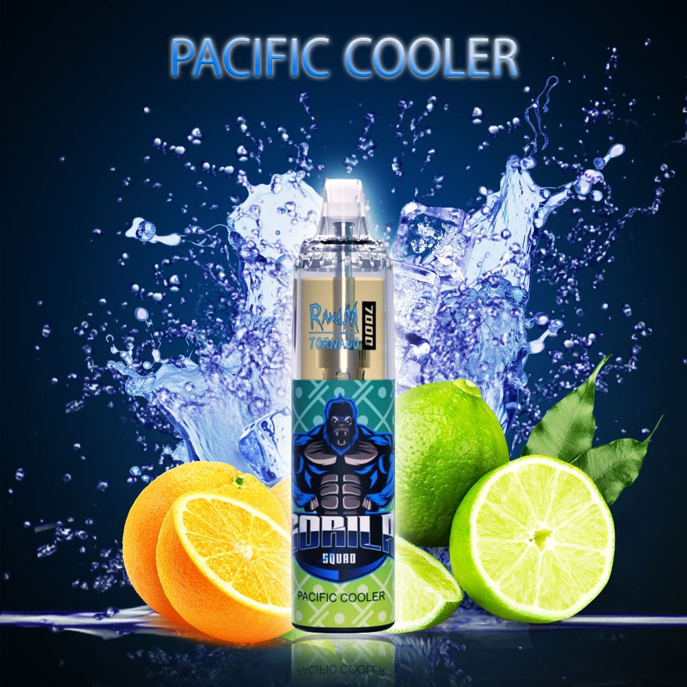 RandM Tornado 7000 Pacific Cooler RandM Tornado Vapes RandM Tornado 7000 Pacific Cooler RandM Tornado Vapes