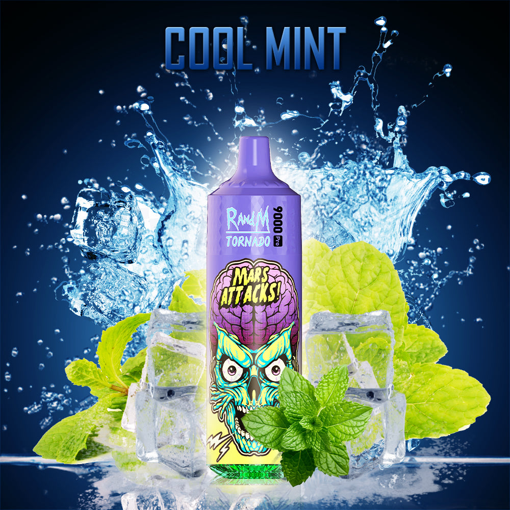 RandM Tornado 9000 Cool Mint RandM Tornado Vapes RandM Tornado 9000 Cool Mint RandM Tornado Vapes
