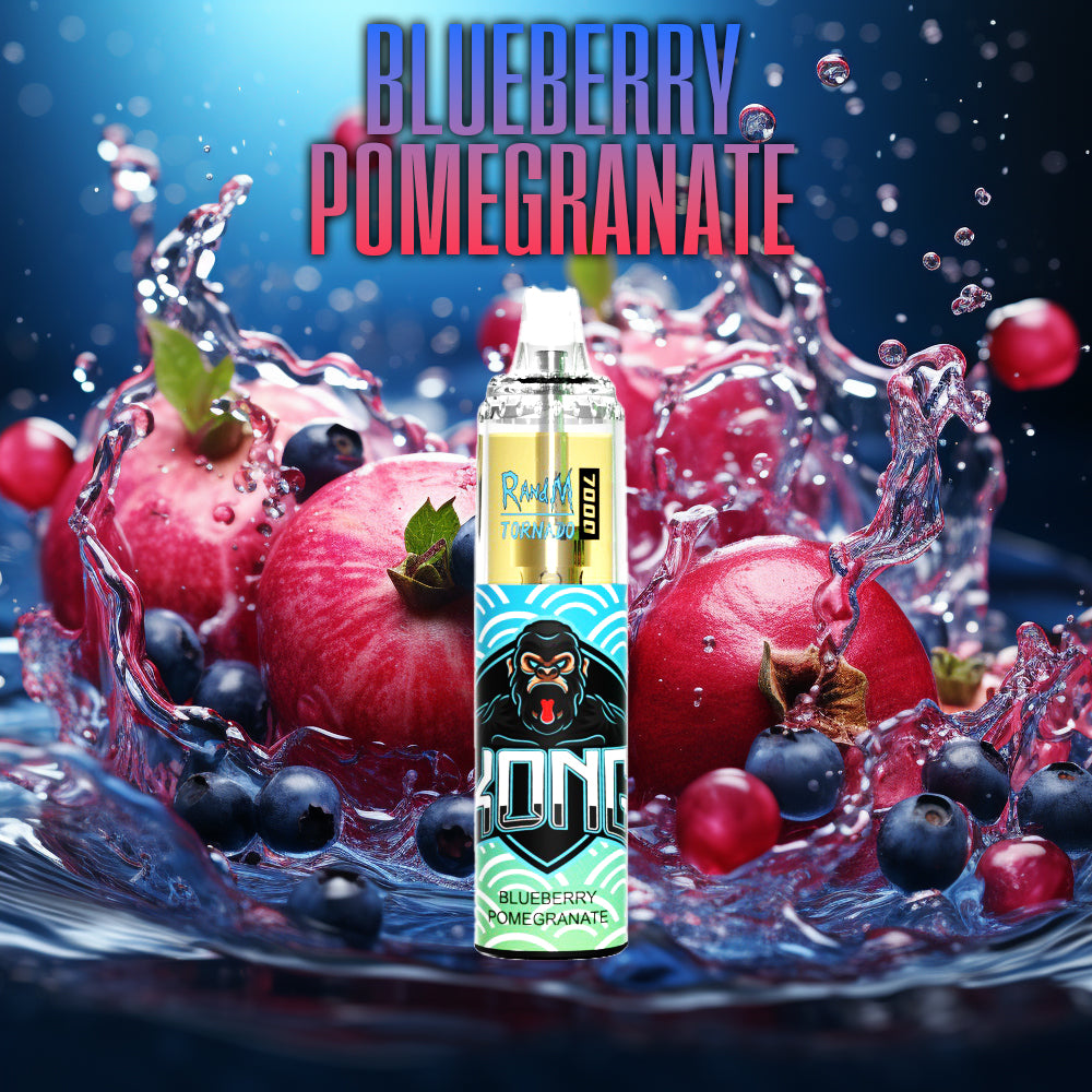 RandM Tornado 7000 Blueberry Pomegranate RandM Tornado Vapes RandM Tornado 7000 Blueberry Pomegranate RandM Tornado Vapes