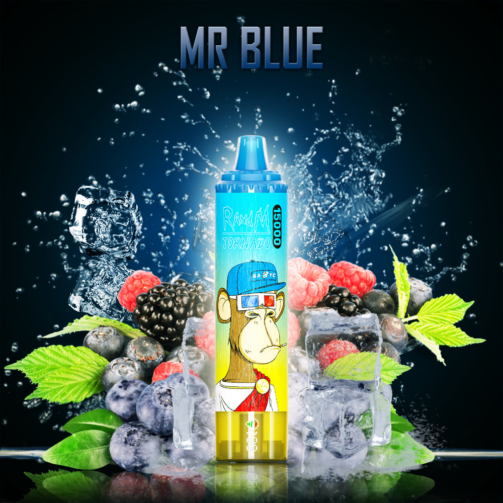 RandM Tornado 15000 Zge - Mr Blue Vape RandM Tornado Vapes RandM Tornado 15000 Zge - Mr Blue Vape RandM Tornado Vapes