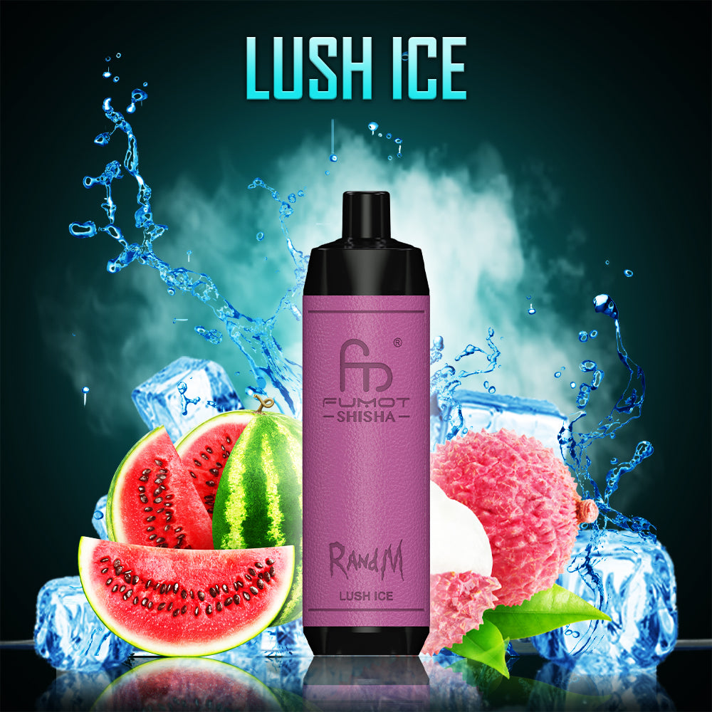 RandM Shisha 10000 Lush Ice RandM Tornado Vapes RandM Shisha 10000 Lush Ice RandM Tornado Vapes