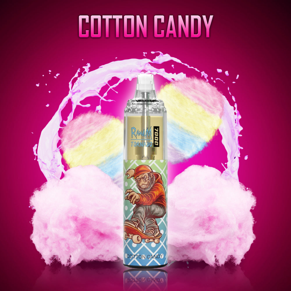 RandM Tornado 7000 Cotton Candy 🍭 – RandM Tornado Vapes