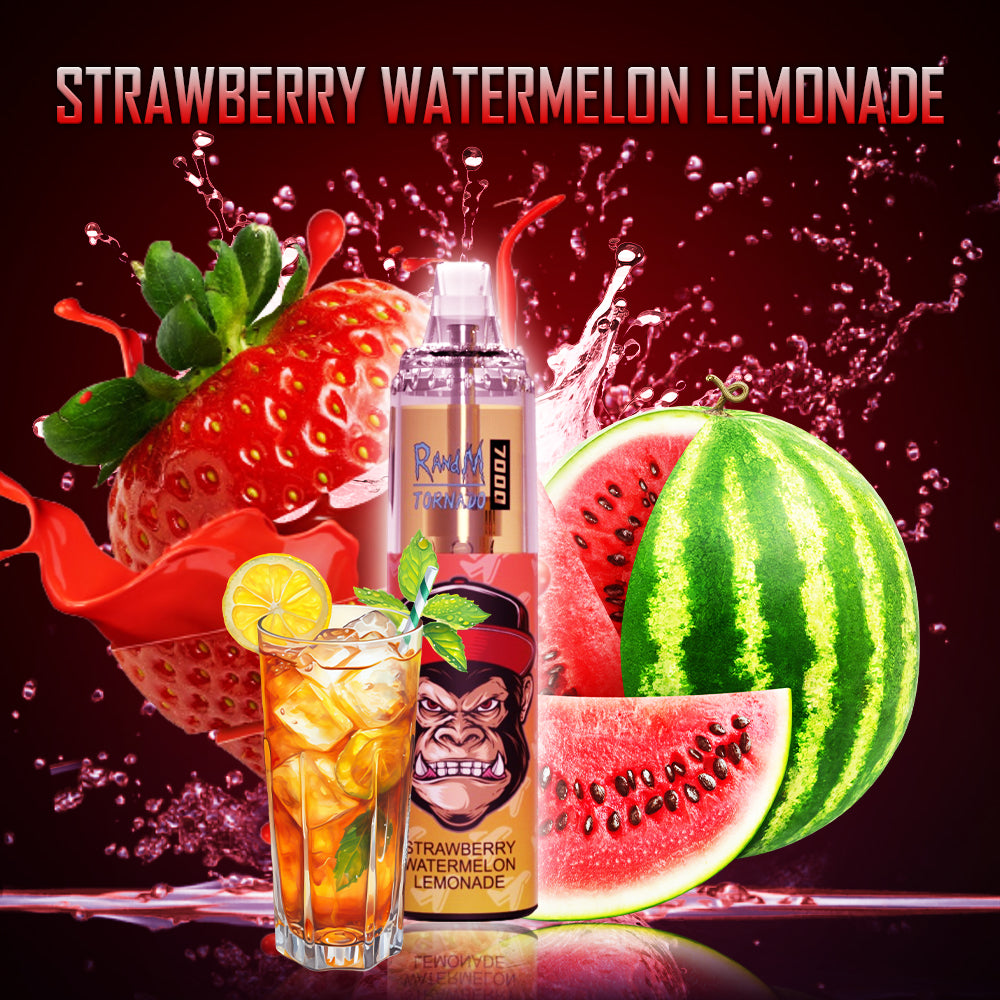 randm tornado 7000 wassermelone RandM Tornado 7000 - Mango Peach Watermelon - 19,99 € €