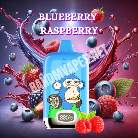 RandM Digital Box Vape 12000 Blueberry Raspberry