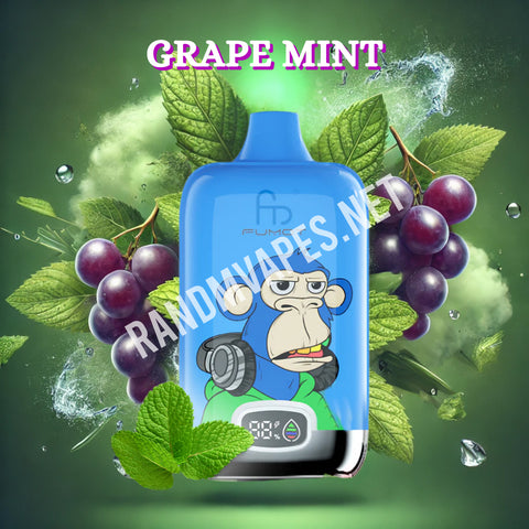 RandM Digital Box Vape 12000 Grape Mint