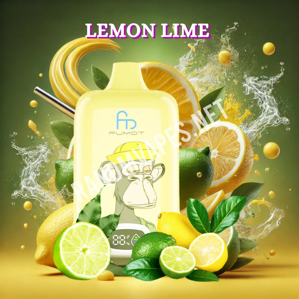 fumot 12000 lemon lime RandM Tornado 12000 Lemon Lime 🍋 – RandM Tornado Vapes