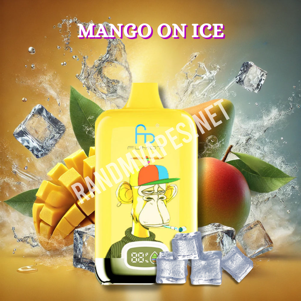 RandM Tornado 12000 Mango On Ice   RandM Tornado Vapes