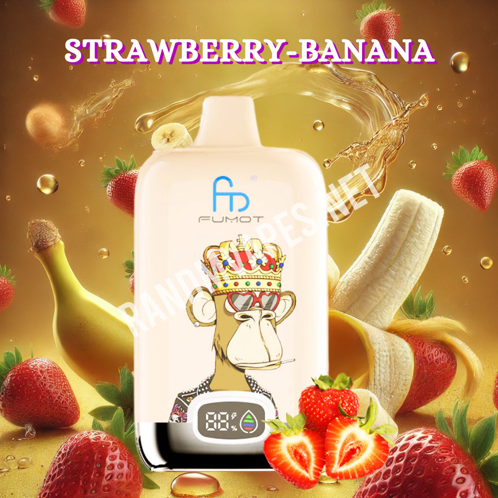 RandM Tornado 12000 Strawberry-Banana   RandM Tornado Vapes