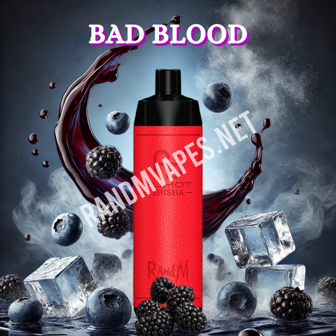 RandM Shisha Vape 10000 Bad Blood