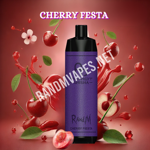 RandM Shisha Vape 10000 Cherry Fiesta