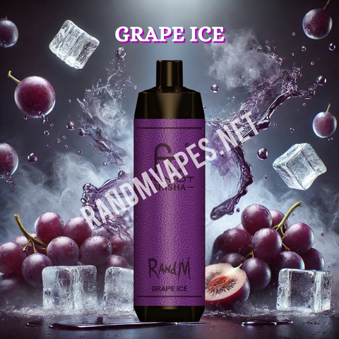 RandM Shisha Vape 10000 Grape Ice