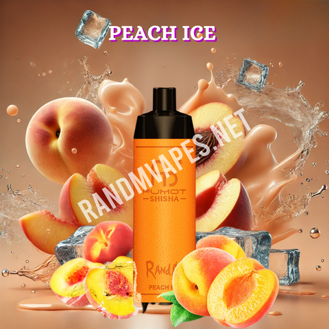 RandM Shisha Vape 10000 Peach Ice