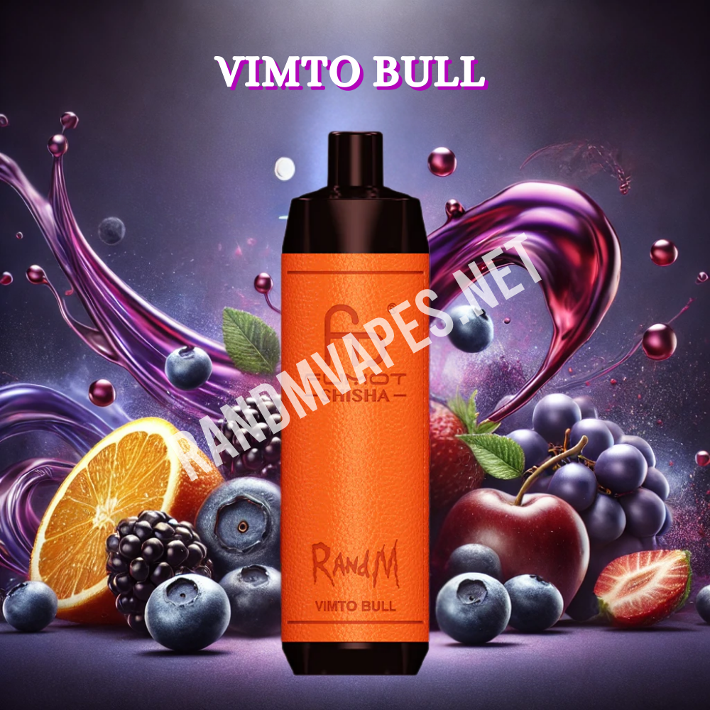 RandM Shisha 10000 Vimto Bull 🫐🍇 – RandM Tornado Vapes