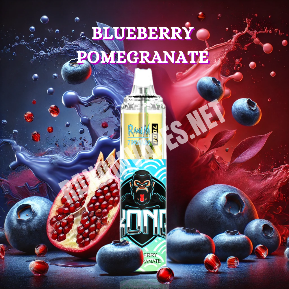RandM Tornado 7000 Blueberry Pomegranate 🫐 – RandM Tornado Vapes