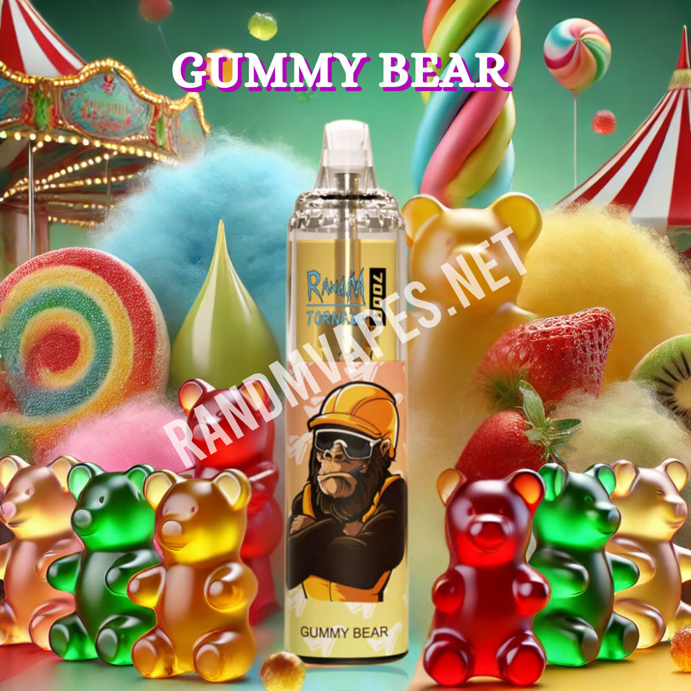 RandM Tornado 7000 Gummy Bear 🧸 (Limitiert) – RandM Tornado Vapes