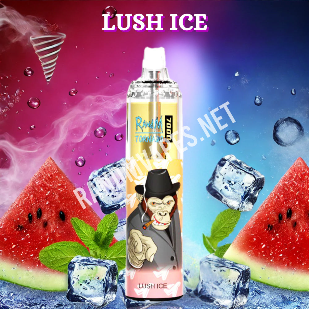 RandM Tornado 7000 Lush Ice🍉🧊 (Limitiert) – RandM Tornado Vapes