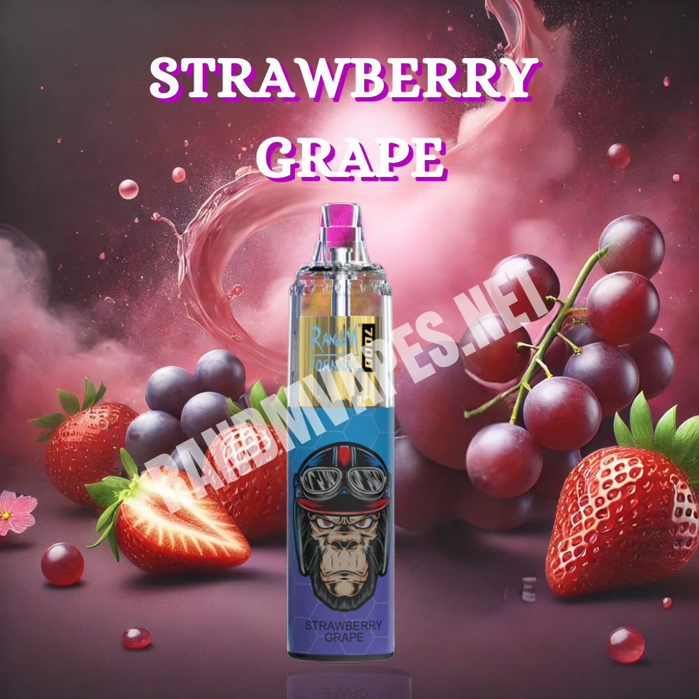 RandM Tornado 7000 Strawberry Grape  RandM Tornado Vapes