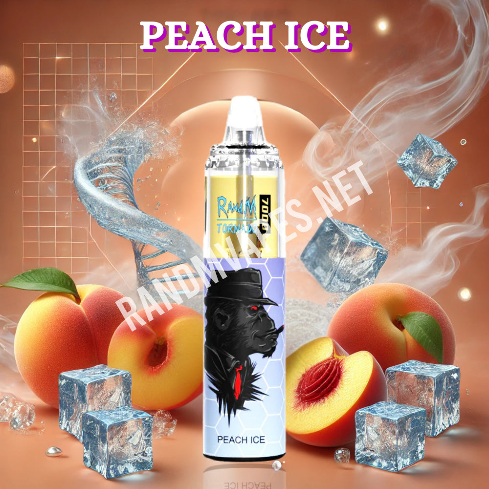 RandM Tornado 7000 Peach Ice RandM Tornado Vapes RandM Tornado 7000 Peach Ice RandM Tornado Vapes
