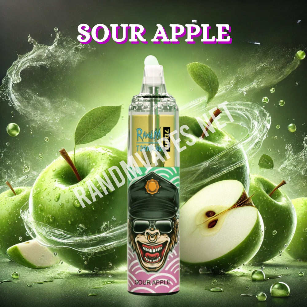 RandM Tornado 7000 Sour Apple 🍏 – RandM Tornado Vapes