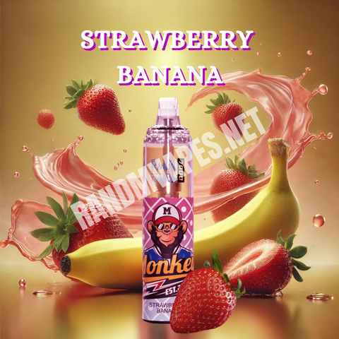 RandM Tornado Vape 7000 Strawberry Banana