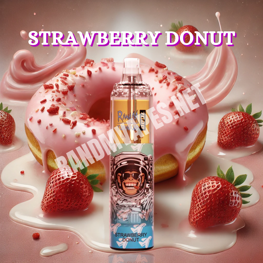liquid do vape Randm Tornado Strawberry Donut RandM Tornado 7000 Strawberry Donut 🍓🍌 –  RandM Tornado Vapes RandM Tornado