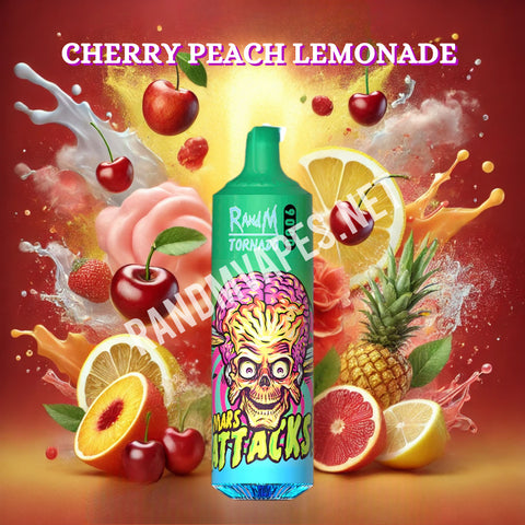 RandM Tornado Vape 9000 Cherry Peach Lemonade