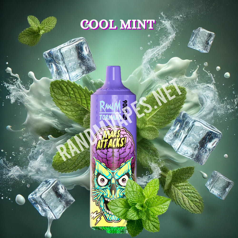 RandM Tornado 9000 Cool Mint RandM Tornado Vapes RandM Tornado 9000 Cool Mint RandM Tornado Vapes
