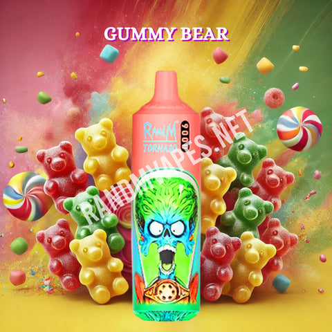 RandM Tornado Vape 9000 Gummy Bear