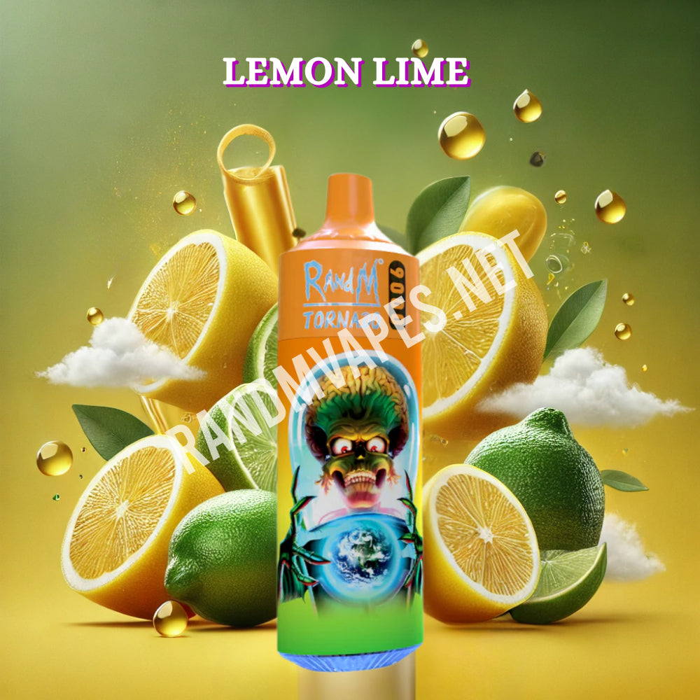 RandM Tornado 9000 Lemon & Lime RandM Tornado Vapes RandM Tornado 9000 Lemon & Lime RandM Tornado Vapes