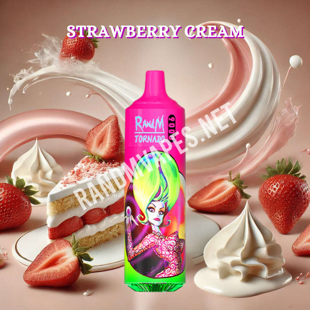 elfbar elfa kaufen Vape Randm Tornado 9000 Puff Strawberry Pomp Flavor Anytime main image 1