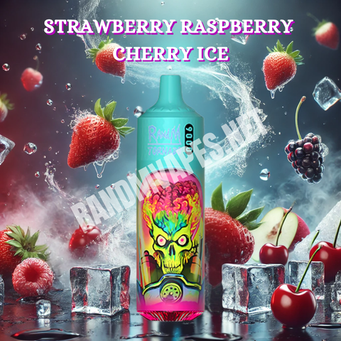 RandM Tornado Vape 9000 Strawberry Raspberry Cherry Ice