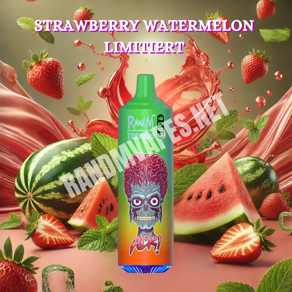 RandM Tornado 9000 Strawberry Watermelon  RandM Tornado Vapes
