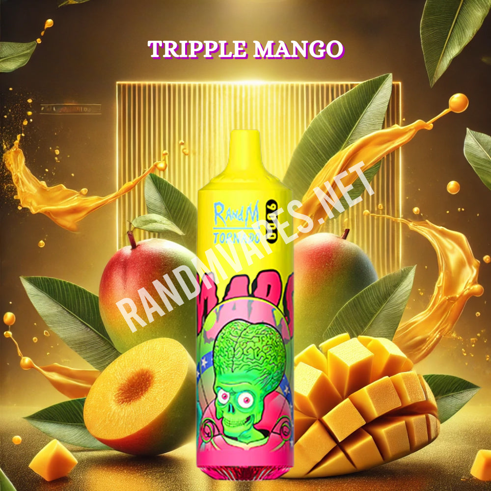 randm tornado 15000 gummy bear RandM Tornado 9000 Puffs nicotine disposable e-cigarette main image 0