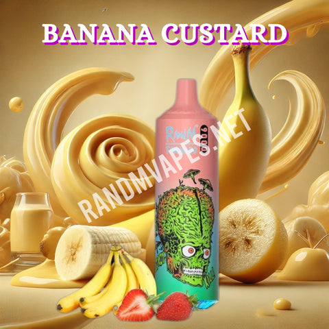 RandM Tornado Vape 9000 Banana Custard