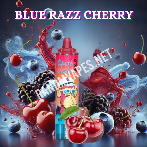 RandM Tornado Vape 15000 Blue Razz Cherry