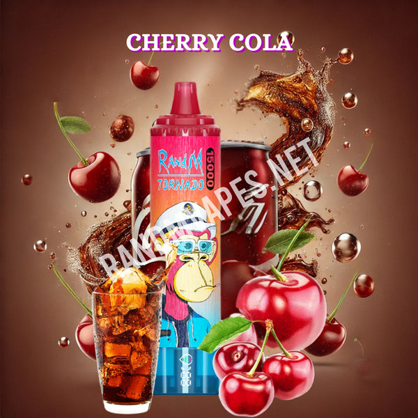 RandM Tornado 15000 Zge - Cherry Cola RandM Tornado Vapes RandM Tornado 15000 Zge - Cherry Cola RandM Tornado Vapes