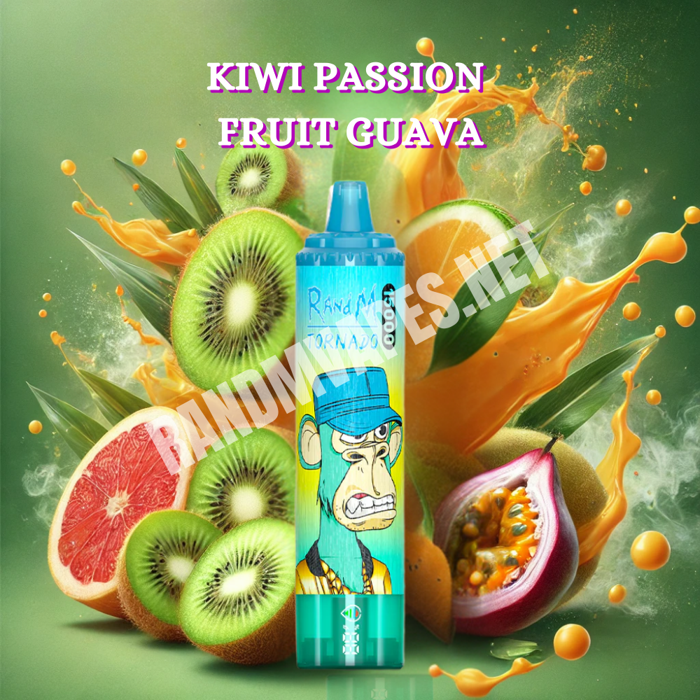 RandM Tornado 15000 Zge - Kiwi Passion Fruit RandM Tornado Vapes RandM Tornado 15000 Zge - Kiwi Passion Fruit RandM Tornado Vapes