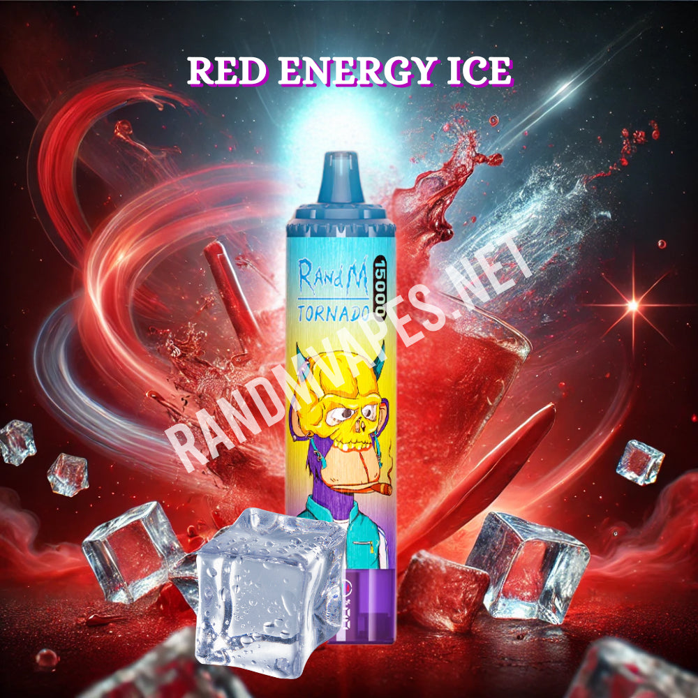 elfbar elfa master akku Randm Tornado 7000 Puffs Disposable Vape| Red energy ice main image 1