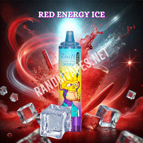 RandM Tornado Vape 15000 Red Energy Ice