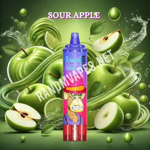 RandM Tornado Vape 15000 Sour Apple