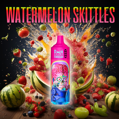 RandM Watermelon Skittles 9000