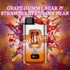 Grape Gummy Bear & Strawberry Gummy Bear